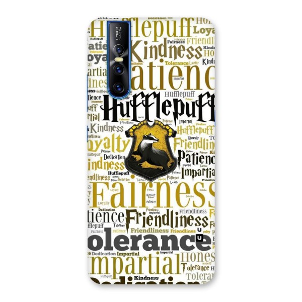 Yellow Fairness Back Case for Vivo V15 Pro