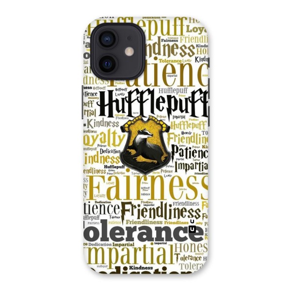 Yellow Fairness Back Case for iPhone 12