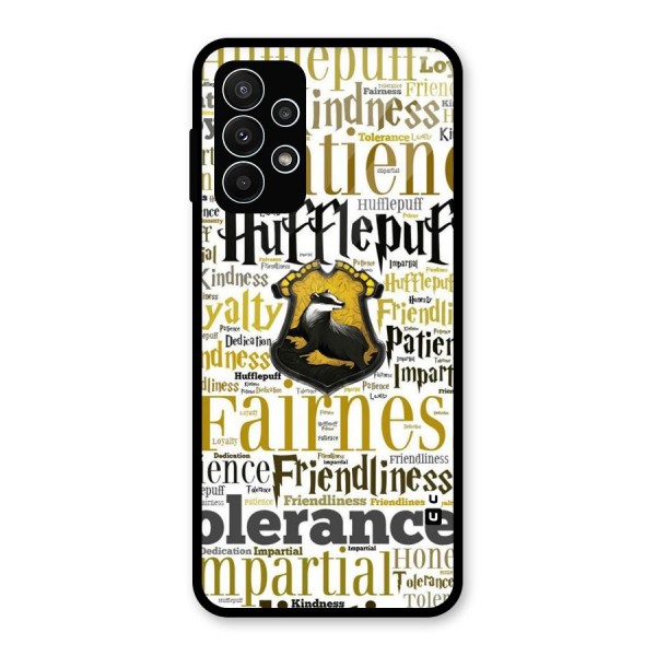 Yellow Fairness Glass Back Case for Galaxy A23