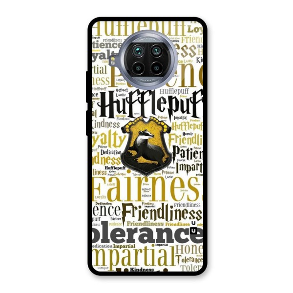 Yellow Fairness Glass Back Case for Mi 10i