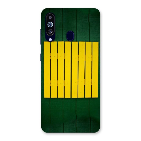 Yellow Fence Back Case for Galaxy A60