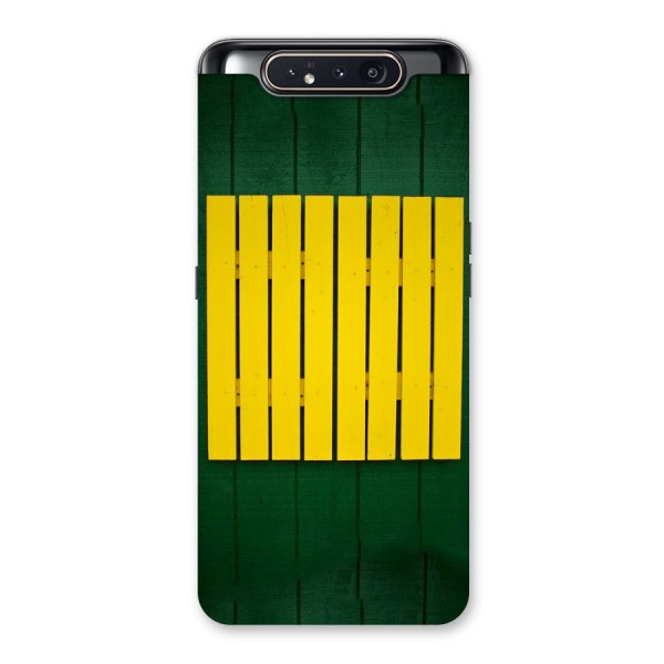 Yellow Fence Back Case for Galaxy A80