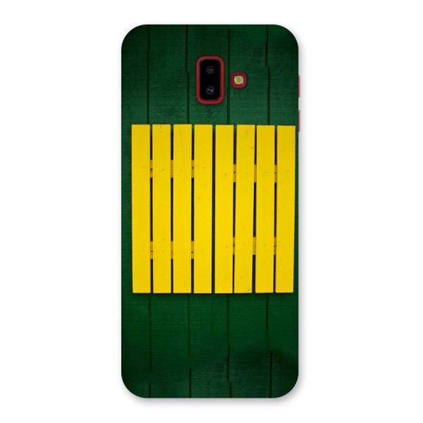 Yellow Fence Back Case for Galaxy J6 Plus