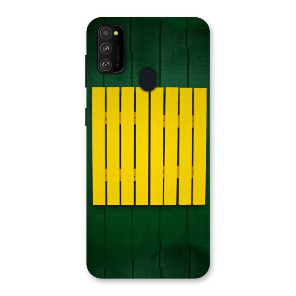 Yellow Fence Back Case for Galaxy M21