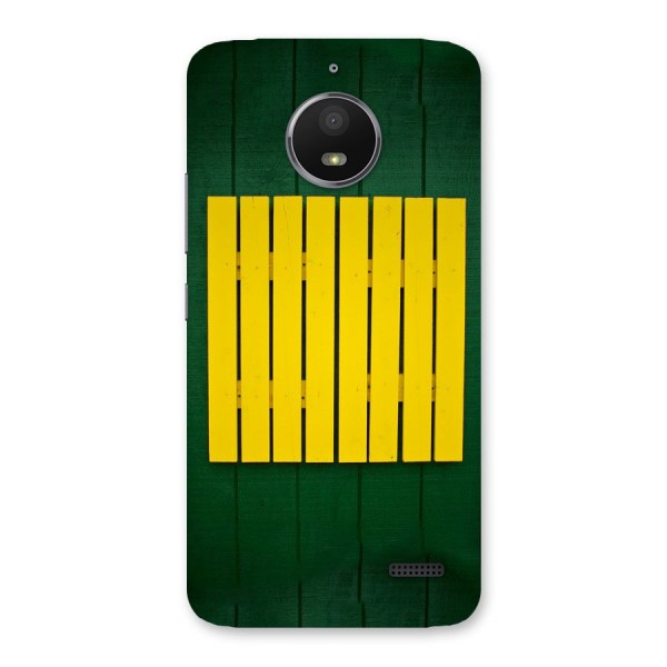 Yellow Fence Back Case for Moto E4