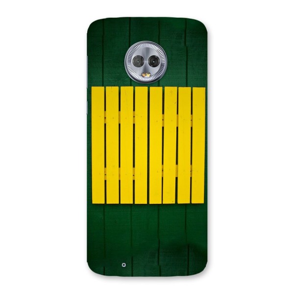 Yellow Fence Back Case for Moto G6