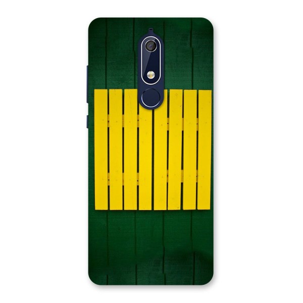 Yellow Fence Back Case for Nokia 5.1