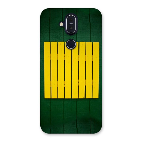 Yellow Fence Back Case for Nokia 8.1