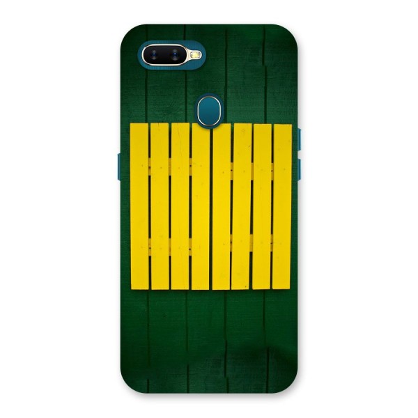 Yellow Fence Back Case for Oppo A12