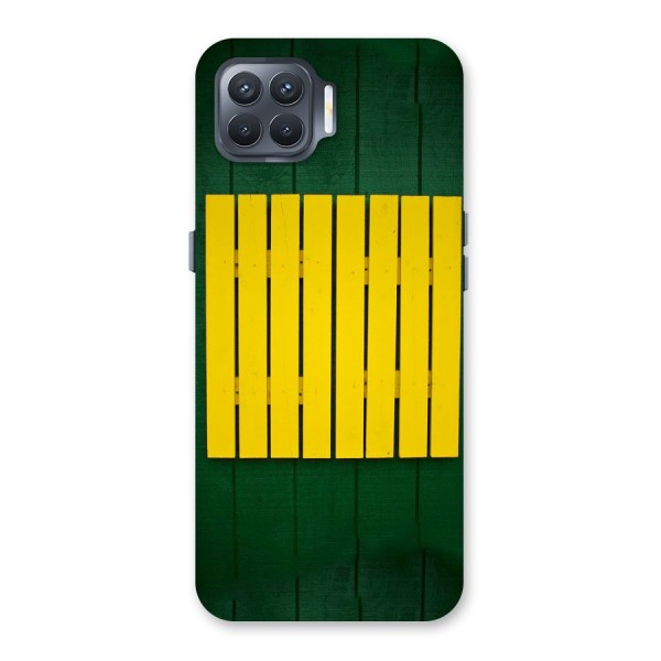 Yellow Fence Back Case for Oppo F17 Pro