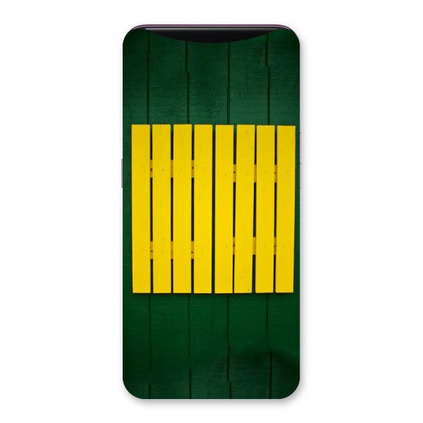 Yellow Fence Back Case for Oppo Find X