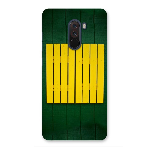 Yellow Fence Back Case for Poco F1