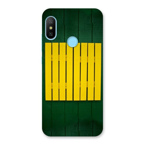 Yellow Fence Back Case for Redmi 6 Pro