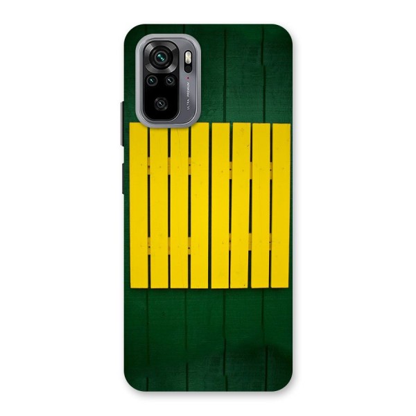 Yellow Fence Back Case for Redmi Note 10