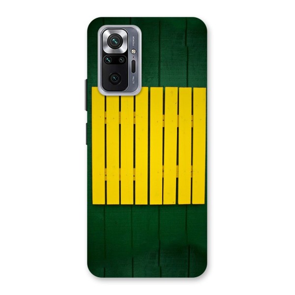 Yellow Fence Back Case for Redmi Note 10 Pro
