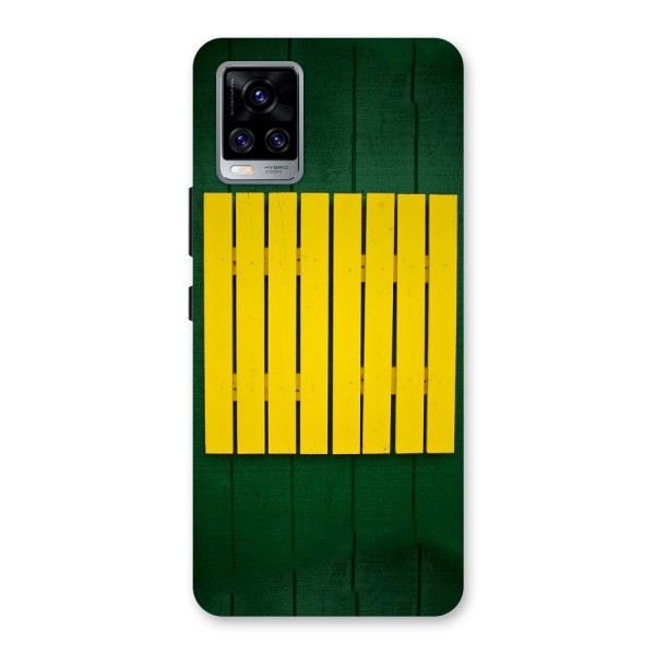 Yellow Fence Back Case for Vivo V20 Pro