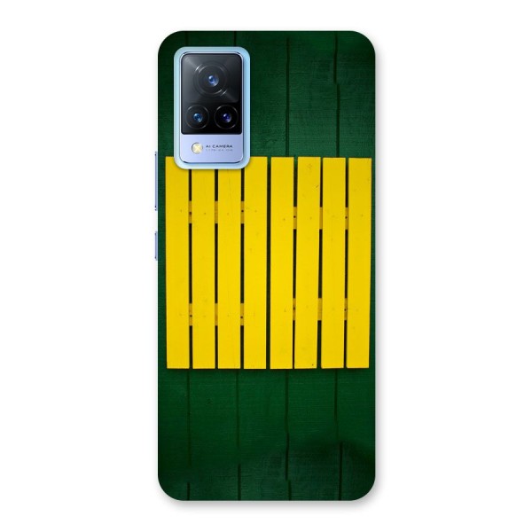 Yellow Fence Back Case for Vivo V21 5G