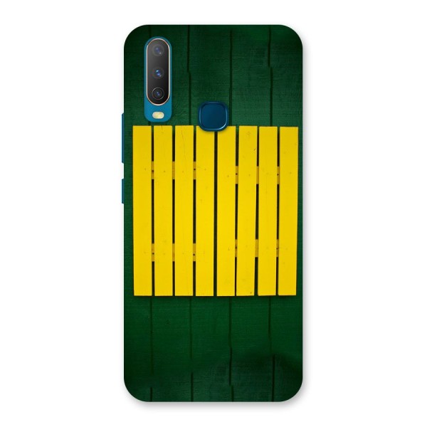 Yellow Fence Back Case for Vivo Y15