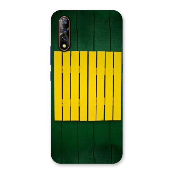 Yellow Fence Back Case for Vivo Z1x