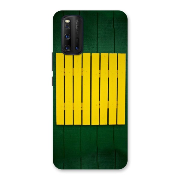 Yellow Fence Back Case for Vivo iQOO 3