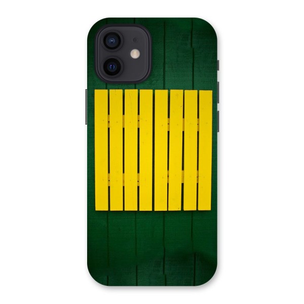 Yellow Fence Back Case for iPhone 12