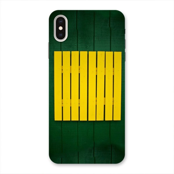 Yellow Fence Back Case for iPhone XS Max