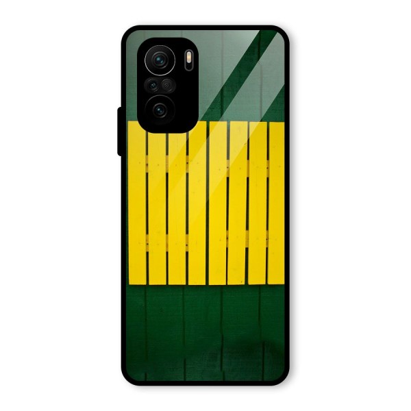 Yellow Fence Glass Back Case for Mi 11x