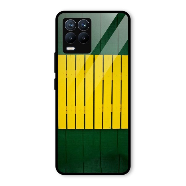 Yellow Fence Glass Back Case for Realme 8