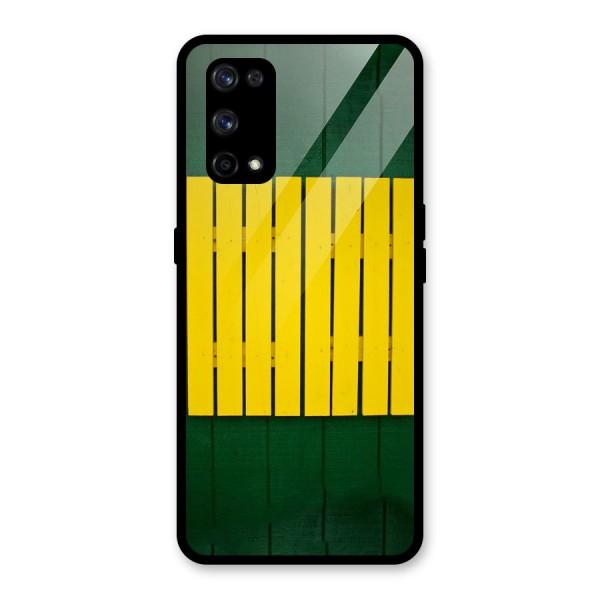 Yellow Fence Glass Back Case for Realme X7 Pro