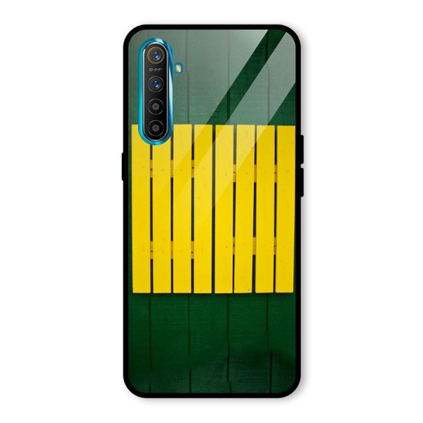 Yellow Fence Glass Back Case for Realme XT