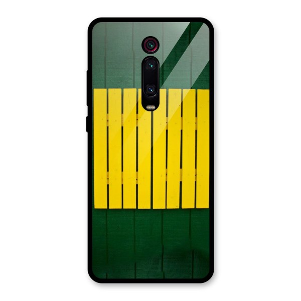 Yellow Fence Glass Back Case for Redmi K20 Pro