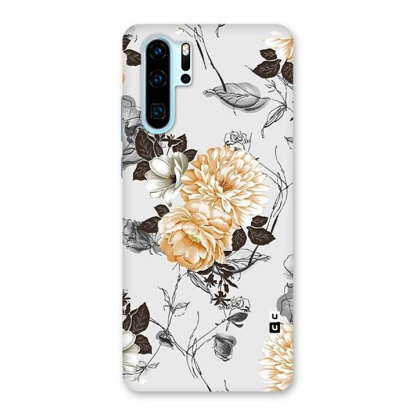 Yellow Floral Back Case for Huawei P30 Pro