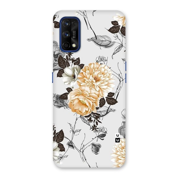 Yellow Floral Back Case for Realme 7 Pro