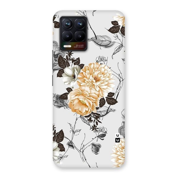 Yellow Floral Back Case for Realme 8