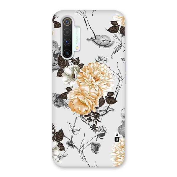 Yellow Floral Back Case for Realme X3 SuperZoom