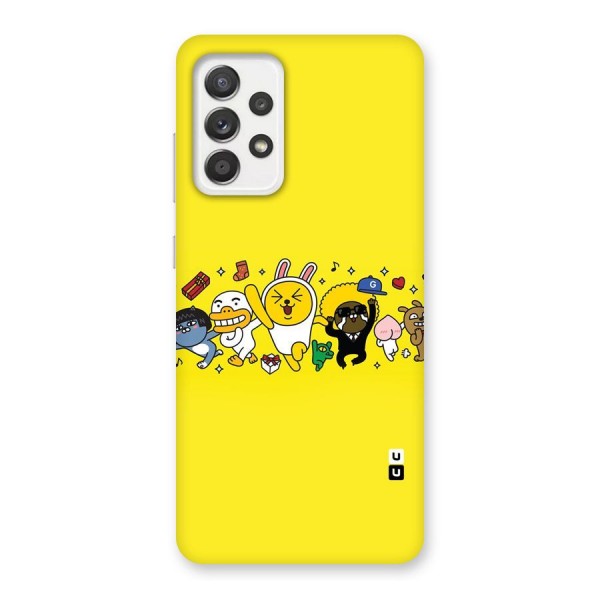 Yellow Friends Back Case for Galaxy A52