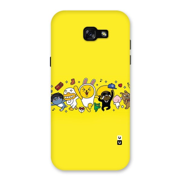 Yellow Friends Back Case for Galaxy A7 (2017)