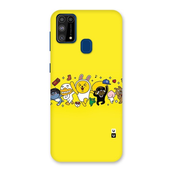 Yellow Friends Back Case for Galaxy F41