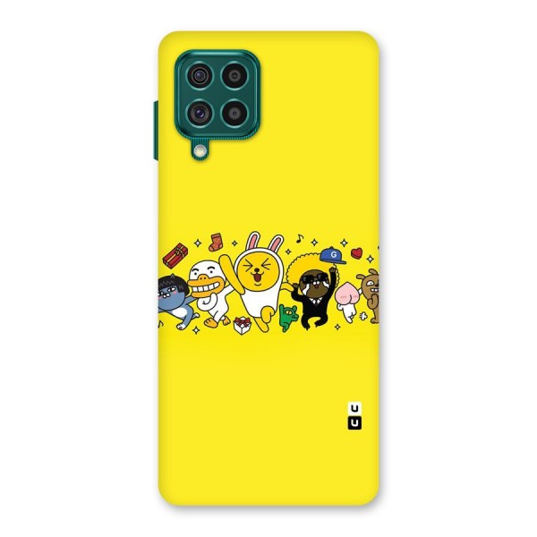 Yellow Friends Back Case for Galaxy F62