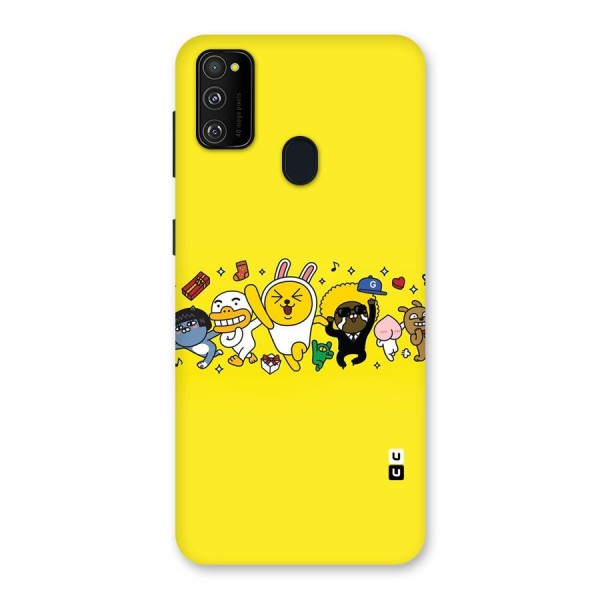 Yellow Friends Back Case for Galaxy M21