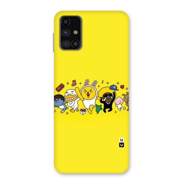 Yellow Friends Back Case for Galaxy M31s