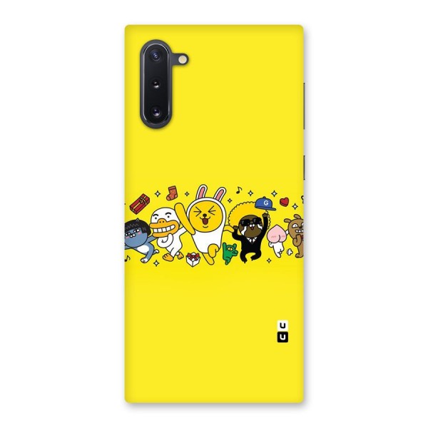 Yellow Friends Back Case for Galaxy Note 10