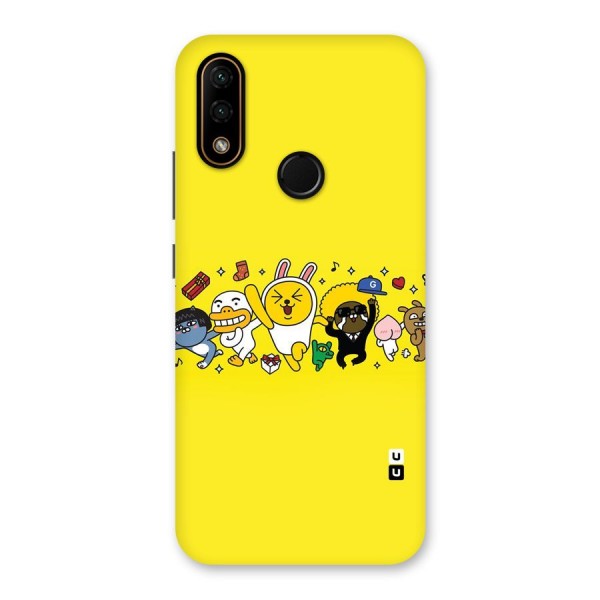 Yellow Friends Back Case for Lenovo A6 Note