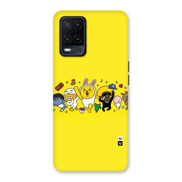 Yellow Friends Back Case for Oppo A54