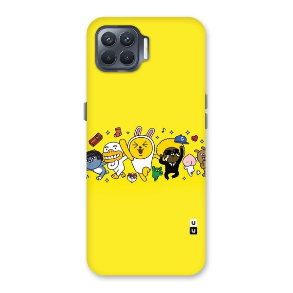 Yellow Friends Back Case for Oppo F17 Pro