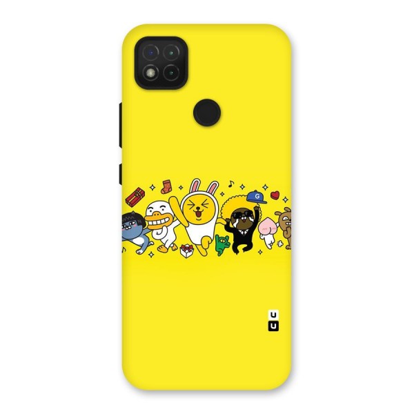 Yellow Friends Back Case for Redmi 9C