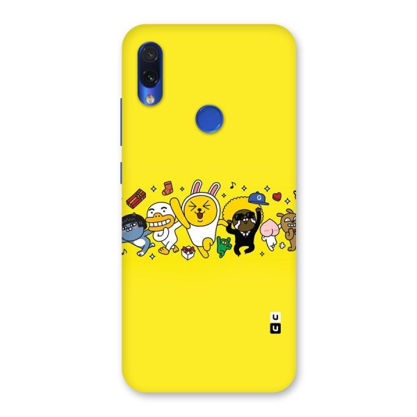 Yellow Friends Back Case for Redmi Note 7