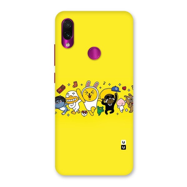 Yellow Friends Back Case for Redmi Note 7 Pro