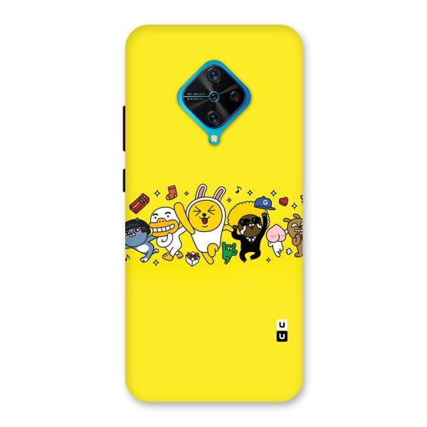 Yellow Friends Back Case for Vivo S1 Pro