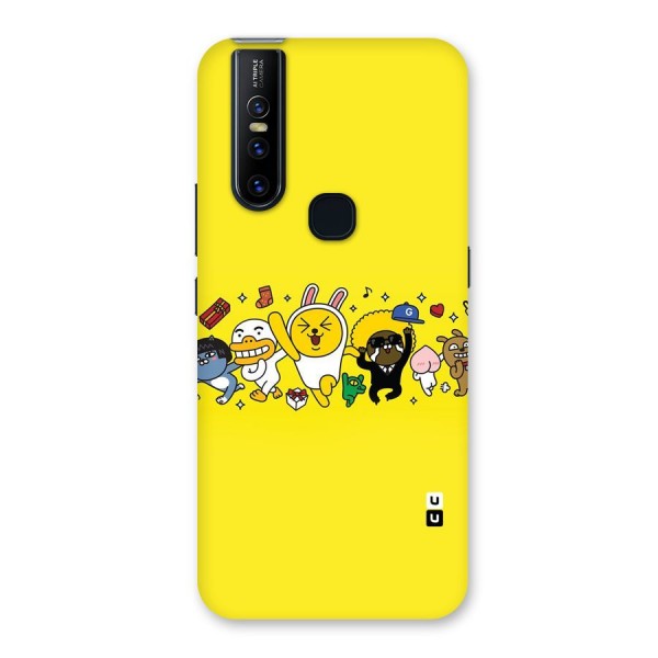 Yellow Friends Back Case for Vivo V15